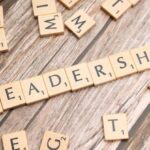 Leadership Qualities - The word leadership spelled out in scrabble letters